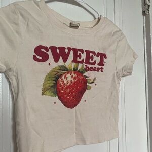 Strawberry Sweetheart (super) Crop Top